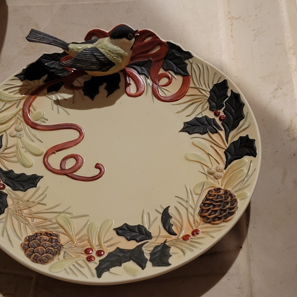 Lenox Winter Greetings Handcrafted Plate